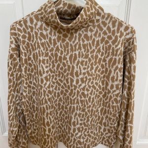 Soft, animal print sweater